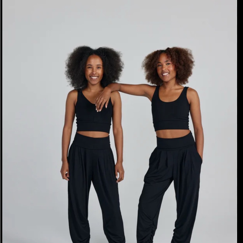 Black High-Waisted Pants